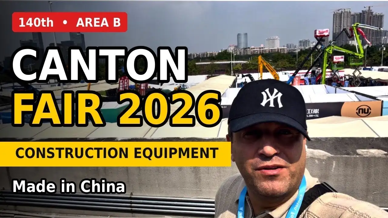 Construction and other equipment on the 140th Canton Fair: Area B