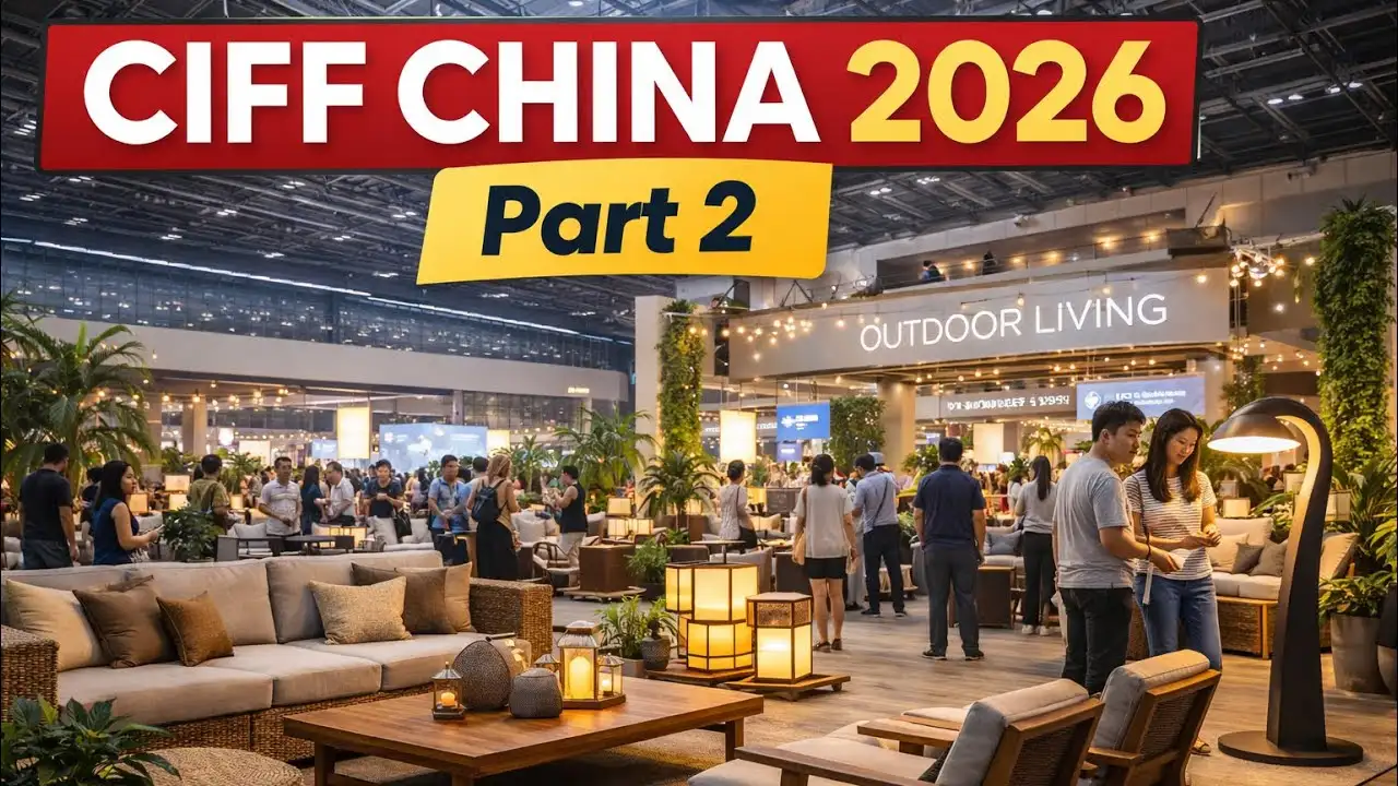 CIFF China 2026: Part 2, Outdoor Furniture and Lights