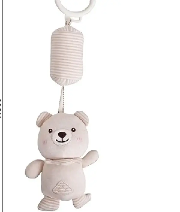 Bear wind chime hanger in organic cotton
