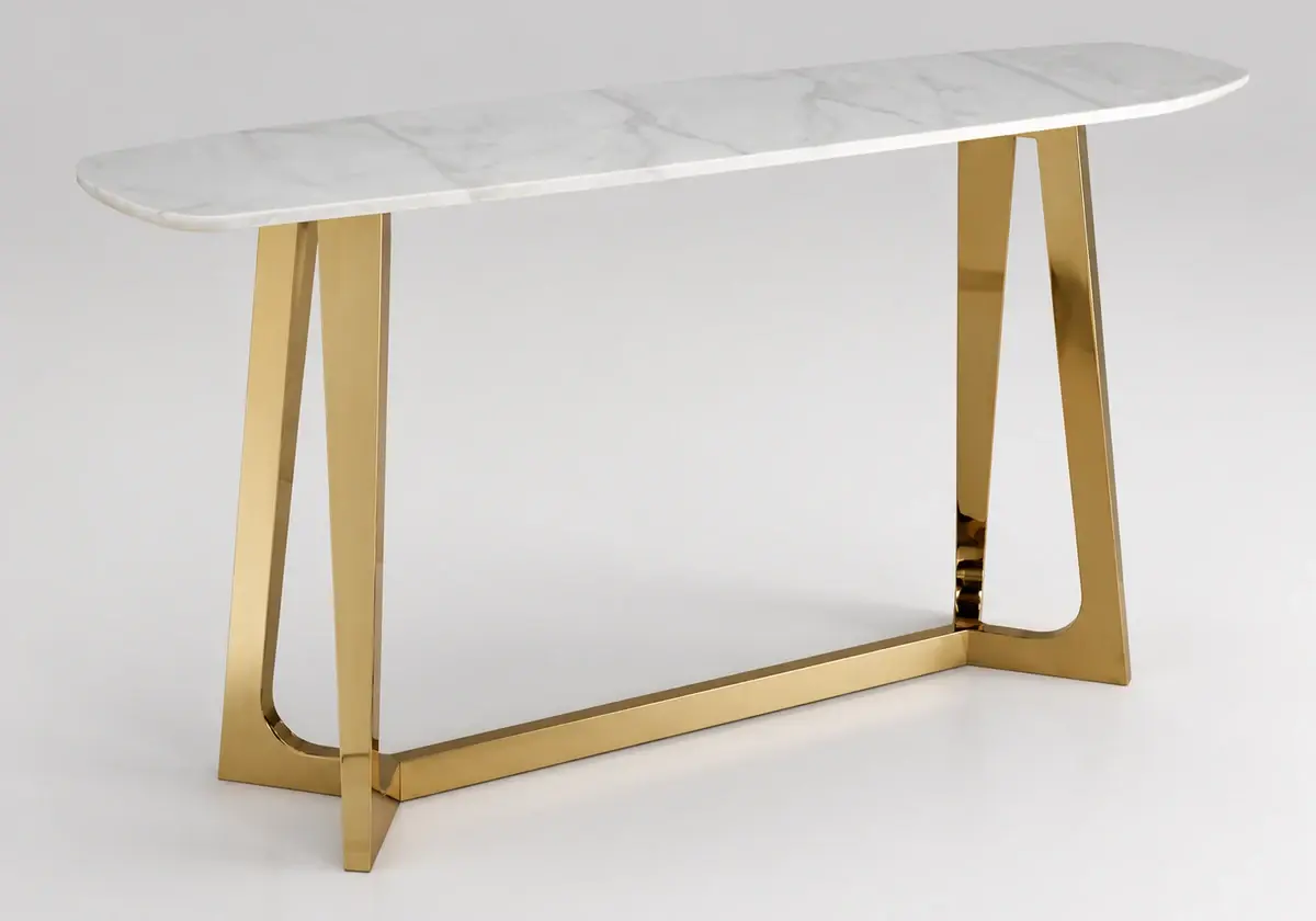 Bari Console Table - Natural Marble