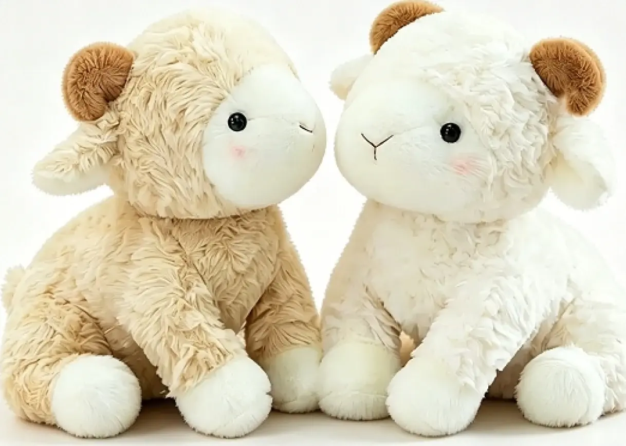 Sheep plush pair, 32 cm