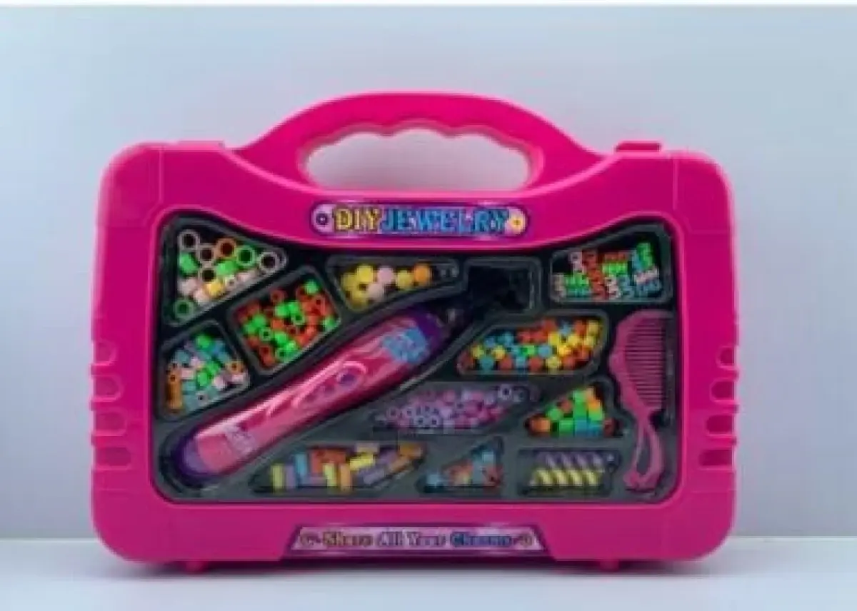 Bead jewellery case, DIY set with tools