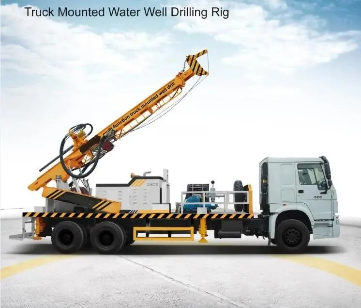 Truck-Mounted DTH Water Well Drilling Rig, 105 to 350 mm