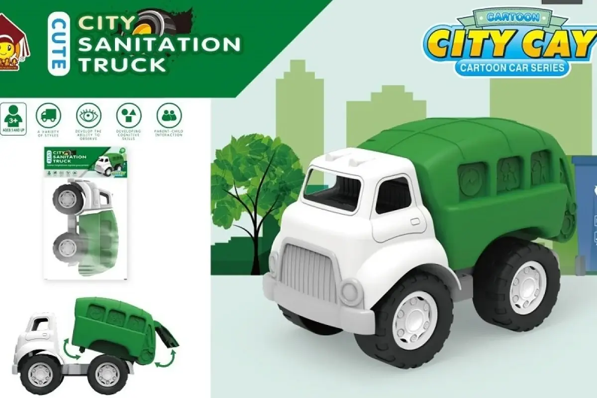 Friction refuse truck, 37 cm