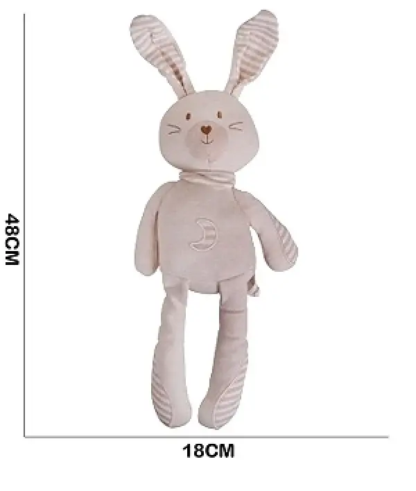 Rabbit comforter blanket in organic cotton