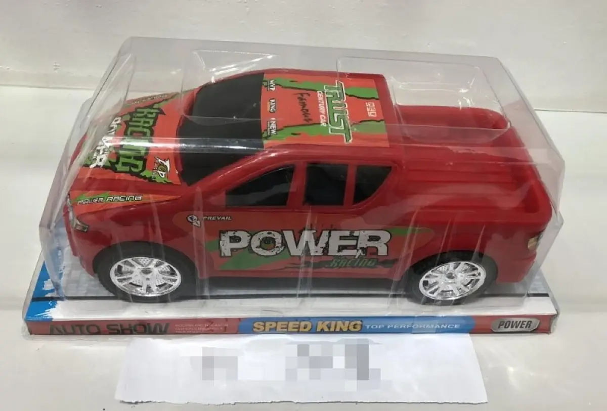Inertial SUV on a blister card
