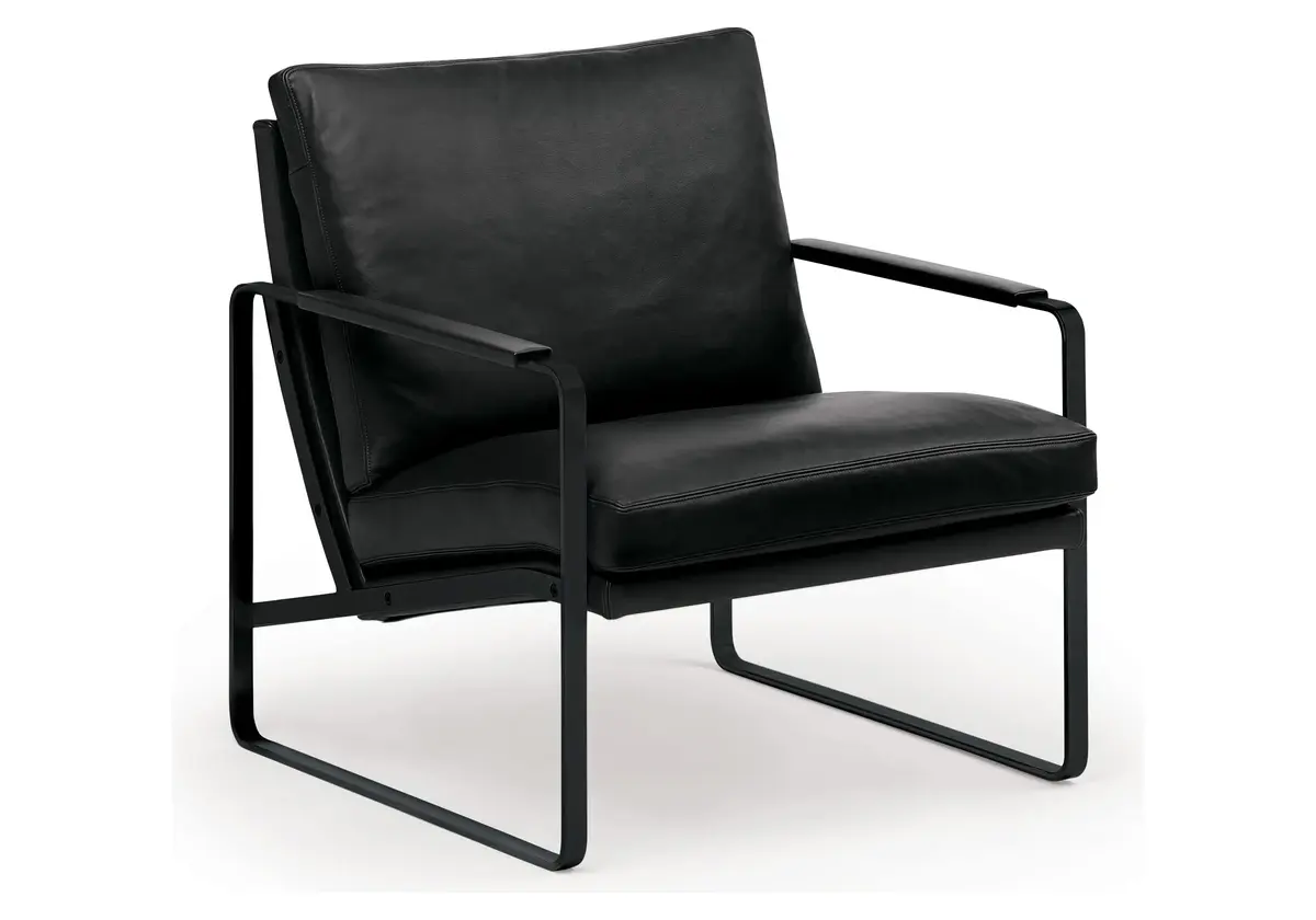 Exposed Frame Lounge Chair, Sled Base