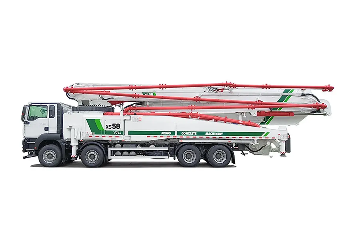 XCMG XS58 Truck-Mounted Concrete Boom Pump