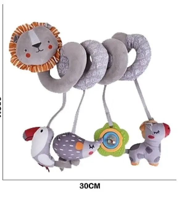 Cot spiral with lion head, organic cotton