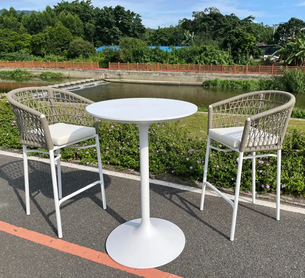 Terrace Bar Table and Stool Set