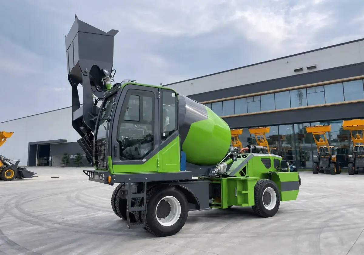 Self-Loading Concrete Mixer, 0.8 to 6.5 m³