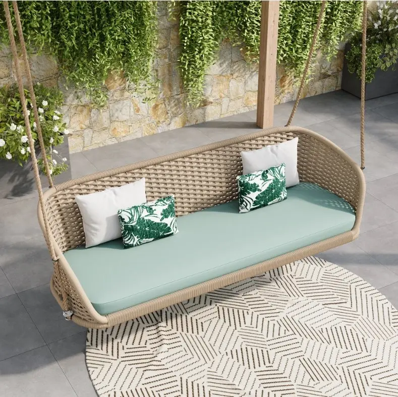 Hanging Rope Swing Bench