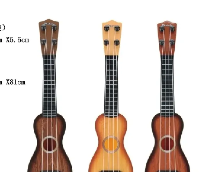 Ukelele de juguete, 42 cm, tres colores