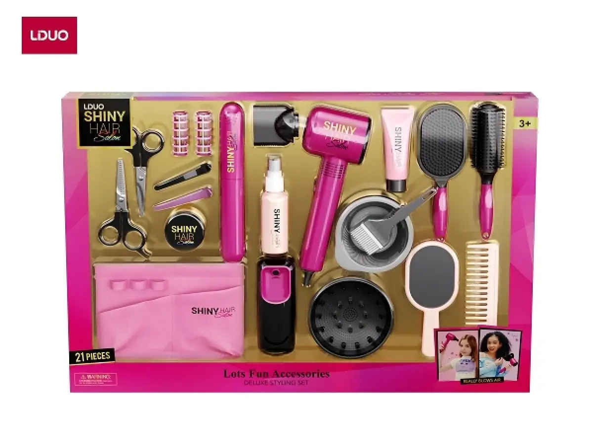 Hairdressing set, 21 pieces, boxed